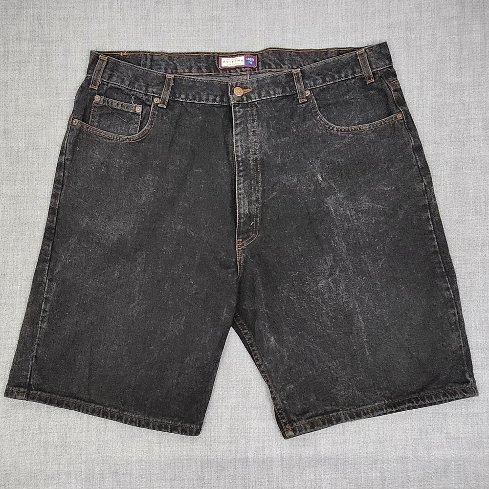 Arizona Jean Co Black Loose Fit 100% Cotton Made In USA Jean Shorts. 42